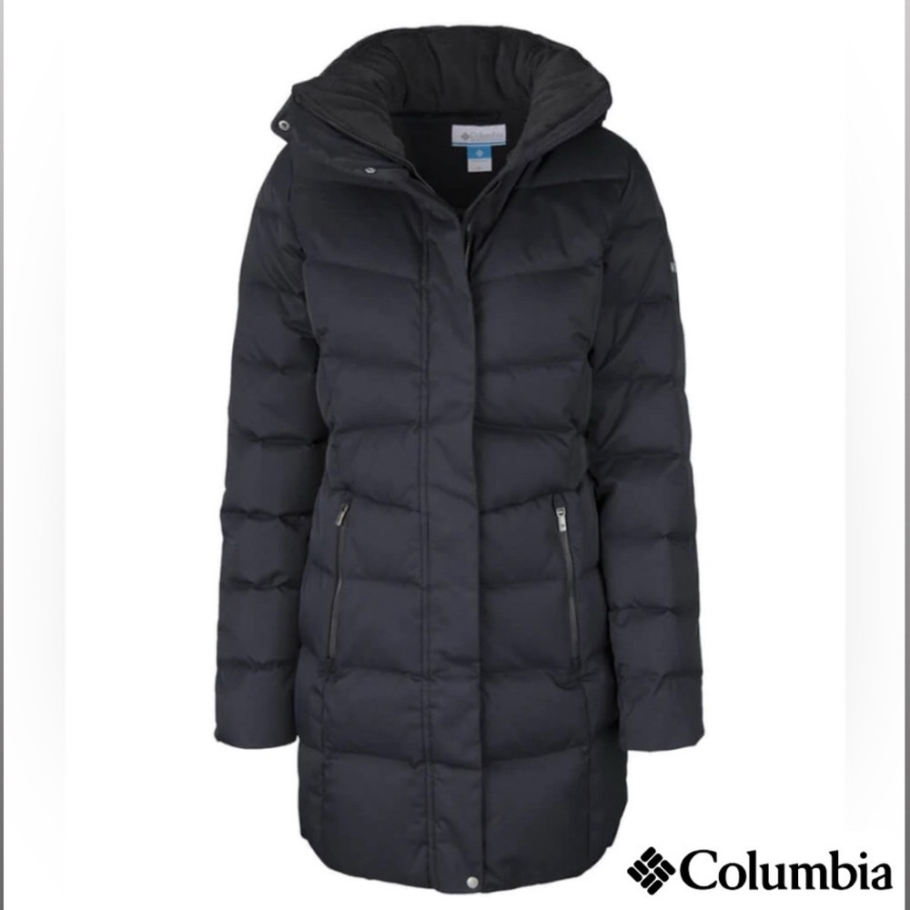 Columbia Montferland Winter Down Parka/Jacket, Long, Removable hood- Size Medium